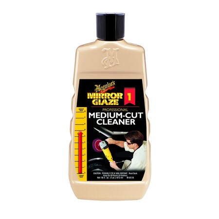 Meguiars Removes Light Swirls and Adds Gloss Clarity Medium Cut Liquid 16 Ounce Single M0116